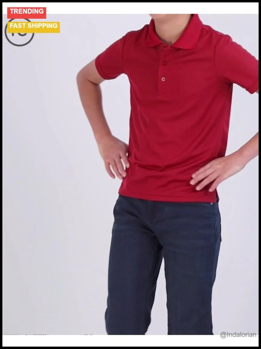 Boys Short Sleeve Polo Shirt 3-Pack Moisture-Wicking Athletic Golf School